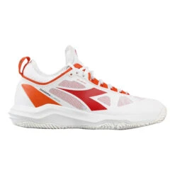 Diadora Speed Blushield Fly 3+ Sandplatzschuh Damen - Weiß, Orange -Sportarten Tennis 00244000 0 1