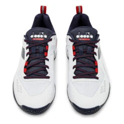 Diadora Blushield Torneo 2 Allcourtschuh Herren - Weiß, Dunkelblau -Sportarten Tennis 00295000 0 4