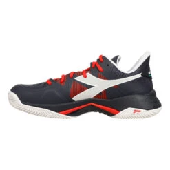 Diadora B.Icon 2 Sandplatzschuh Herren - Dunkelblau, Rot -Sportarten Tennis 00302000 0 3