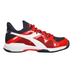 Diadora B.Icon 2 AC Allcourtschuh Kinder - Dunkelblau, Rot -Sportarten Tennis 00307000 0 1