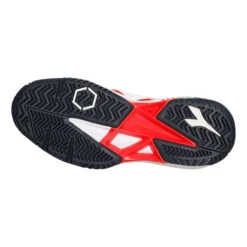 Diadora B.Icon 2 AC Allcourtschuh Kinder - Dunkelblau, Rot -Sportarten Tennis 00307000 0 5