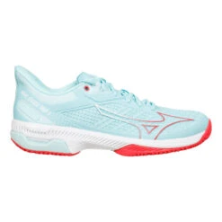 Mizuno Wave Exceed Tour 5 Sandplatzschuh Damen - Türkis, Koralle -Sportarten Tennis 00764000 0 1