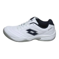 Lotto VIII SI Indoor Teppichschuh Herren - Weiß, Dunkelblau -Sportarten Tennis 01224000 0 1