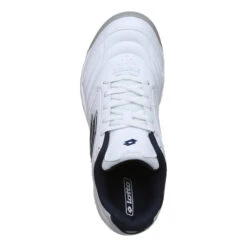 Lotto VIII SI Indoor Teppichschuh Herren - Weiß, Dunkelblau -Sportarten Tennis 01224000 0 4