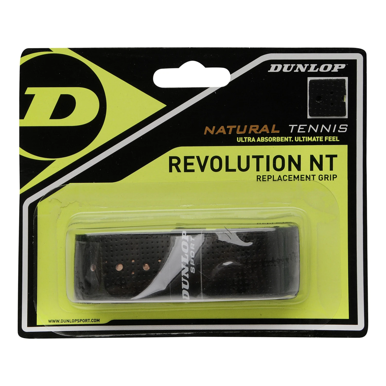 Dunlop Revolution NT Replacement Grip 1er Pack - Schwarz 3 Dunlop Revolution NT Replacement Grip 1er Pack - Schwarz