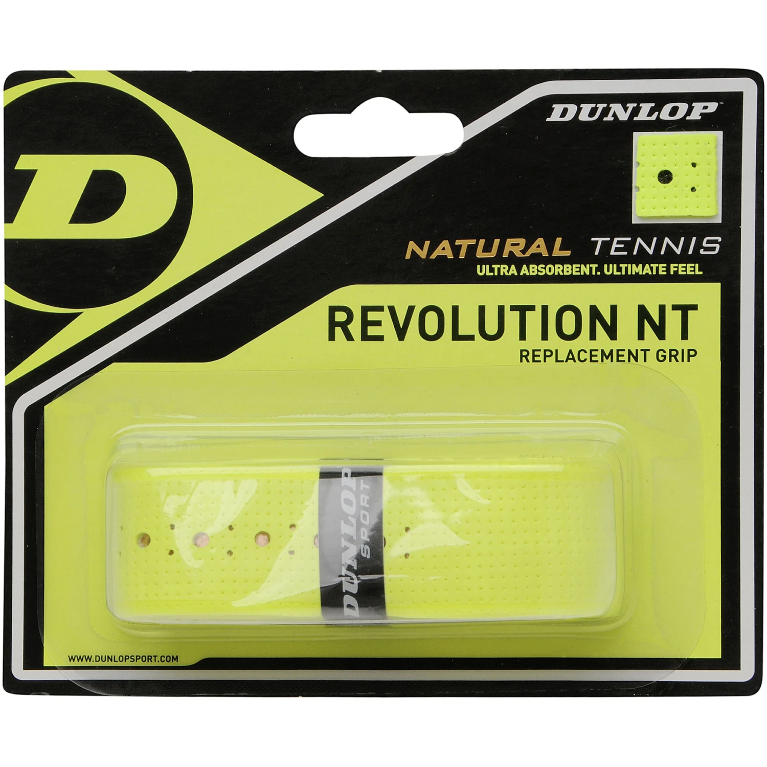 Dunlop Revolution NT Replacement Grip 1er Pack - Gelb 3 Dunlop Revolution NT Replacement Grip 1er Pack - Gelb