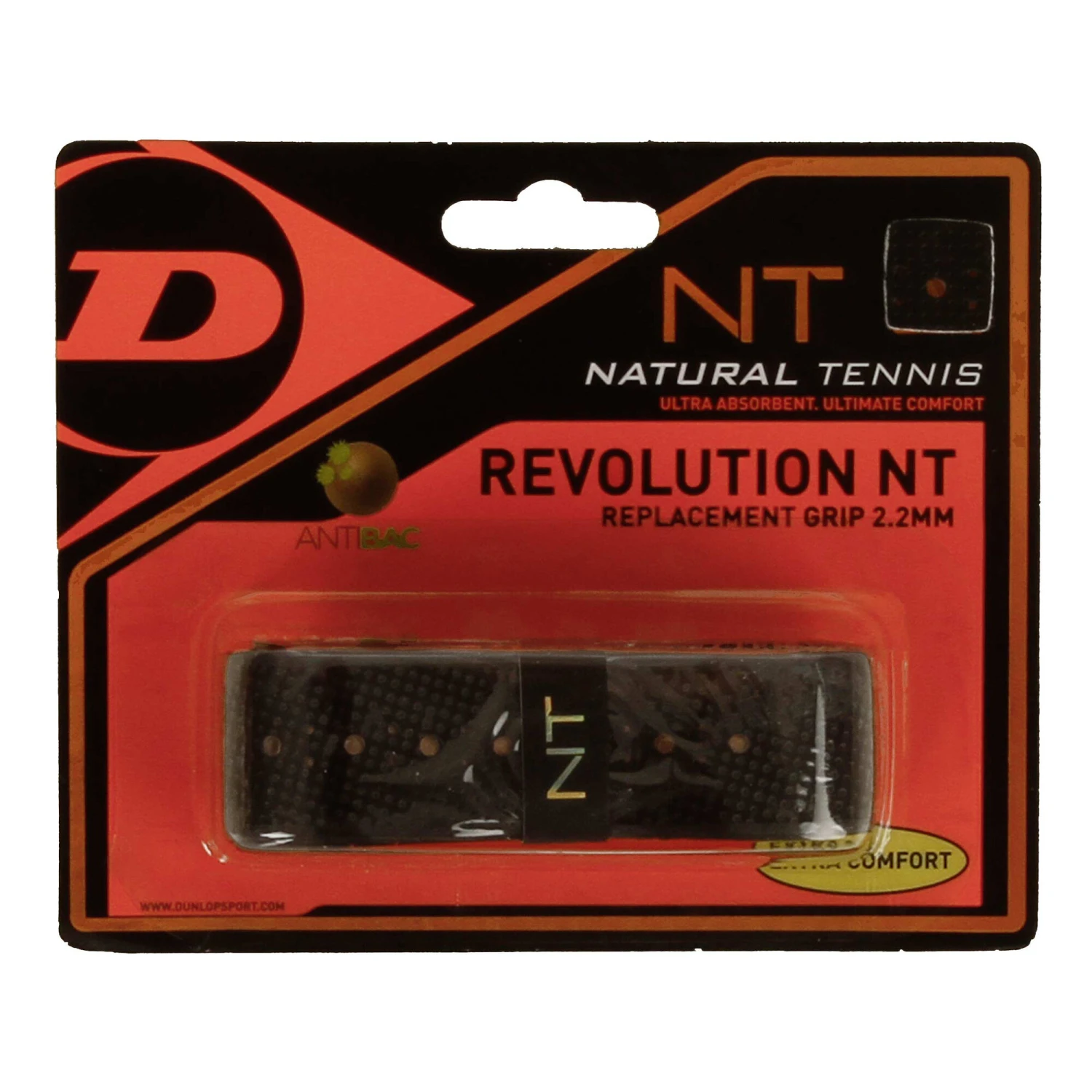 Dunlop Revolution NT Replacement Grip 1er Pack - Schwarz 3 Dunlop Revolution NT Replacement Grip 1er Pack - Schwarz