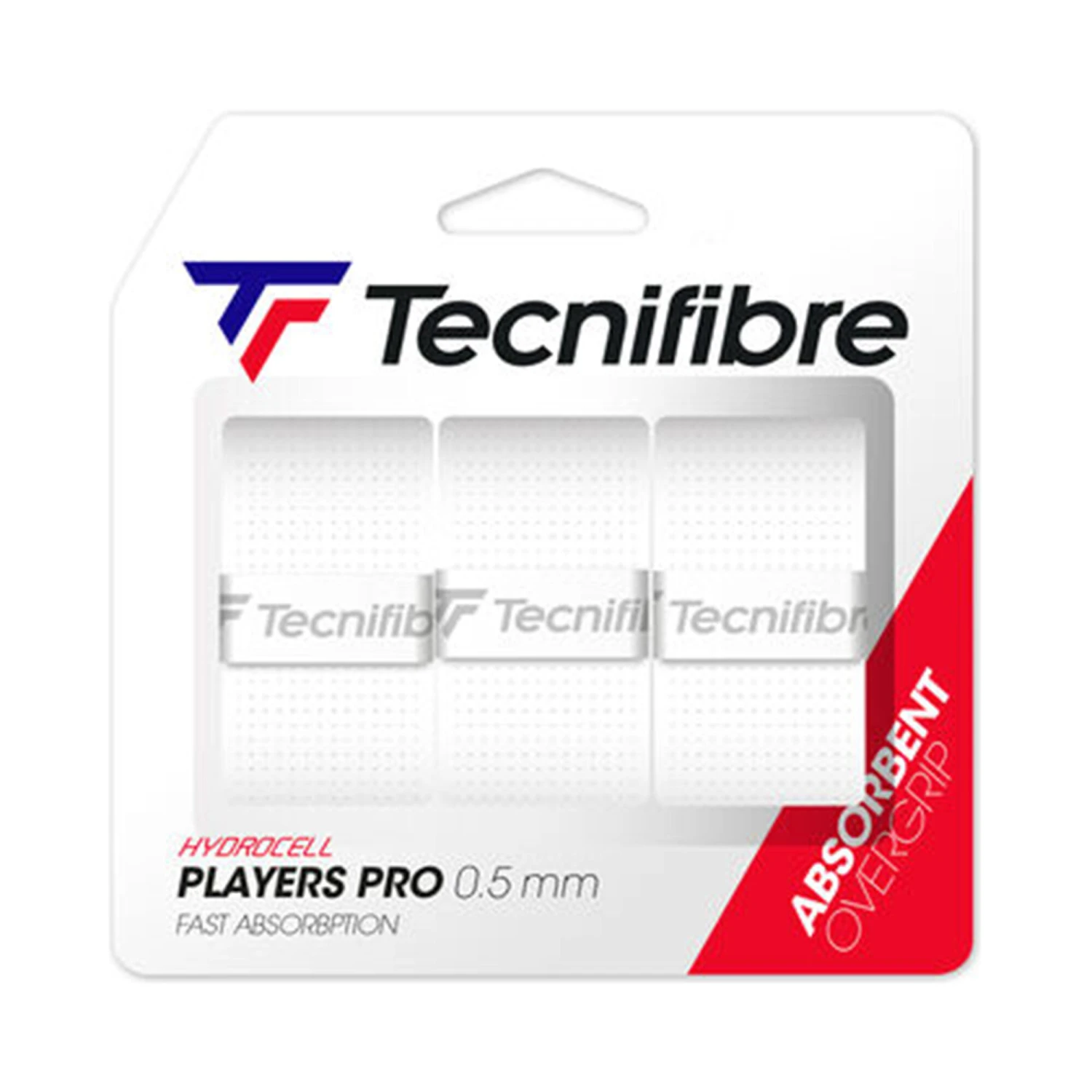 TECNIFIBRE Players Pro 3er Pack - Weiß 3 TECNIFIBRE Players Pro 3er Pack - Weiß
