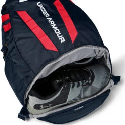Under Armour Hustle 5.0 Rucksack - Blau, Rot -Sportarten Tennis 0139900000 12