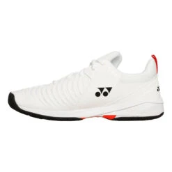YONEX Power Cushion Sonicage 3 Allcourtschuh Herren - Weiß, Rot -Sportarten Tennis 01408000 0 3
