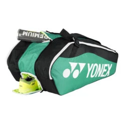 YONEX Club Line Racket Bag Schlägertasche 12er - Grün, Schwarz -Sportarten Tennis 0154600000 11