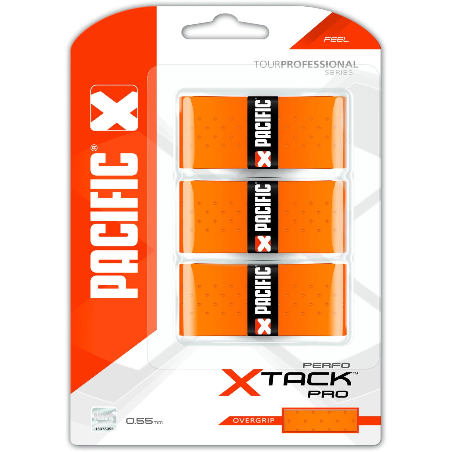 PACIFIC X Tack Pro Perfo 3er Pack - Orange 3 PACIFIC X Tack Pro Perfo 3er Pack - Orange