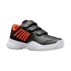 K-Swiss Express Strap Omni Allcourtschuh Kinder - Schwarz, Orange -Sportarten Tennis 02124000 000