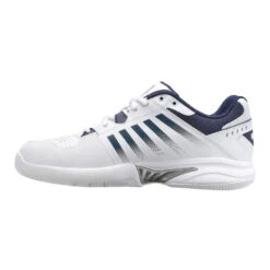 K-Swiss Receiver V Allcourtschuh Herren - Weiß, Blau -Sportarten Tennis 02141000 0 3