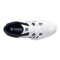 K-Swiss Receiver V Allcourtschuh Herren - Weiß, Blau -Sportarten Tennis 02141000 0 4