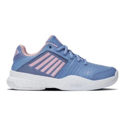 K-Swiss Court Express Teppichschuh Kinder - Blau, Rosa -Sportarten Tennis 02178000 0 1