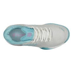 K-Swiss Hypercourt Express 2 Sandplatzschuh Damen - Weiß, Hellblau -Sportarten Tennis 02198000 0 4