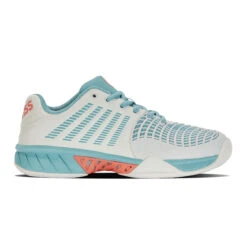 K-Swiss Express Light 3 AC Allcourtschuh Damen - Weiß, Mint -Sportarten Tennis 02231000 0 1