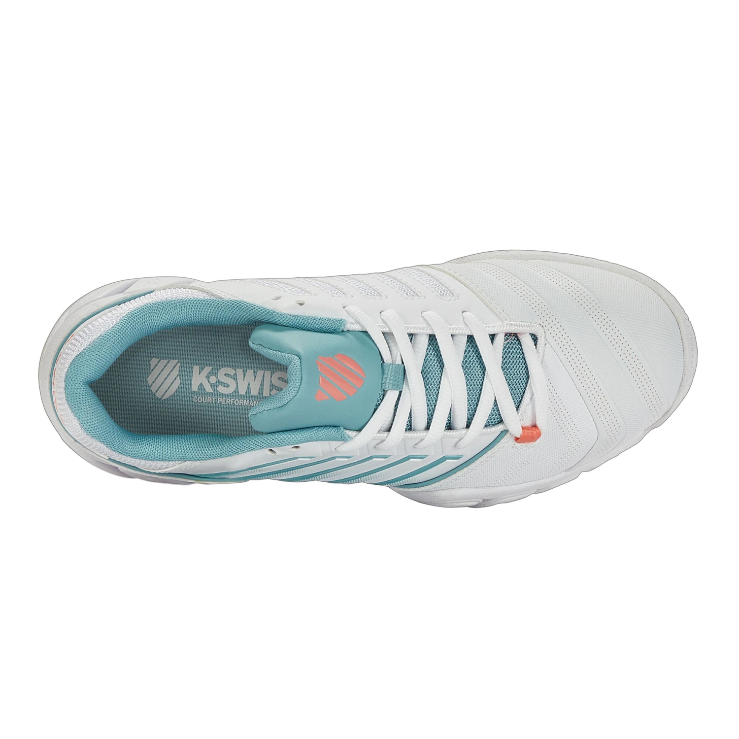 K-Swiss Big-Shot Light 4 Allcourtschuh Damen - Weiß, Mint 3 K-Swiss Big-Shot Light 4 Allcourtschuh Damen - Weiß, Mint – Bild 2
