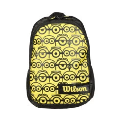 Wilson Minions Junior Rucksack - Schwarz, Gelb -Sportarten Tennis 0224200000 000