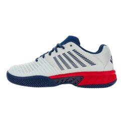 K-Swiss Express Light 3 Allcourtschuh Herren - Weiß, Rot -Sportarten Tennis 02247000 0 3