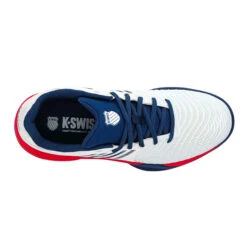 K-Swiss Express Light 3 Allcourtschuh Herren - Weiß, Rot -Sportarten Tennis 02247000 0 4