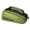 Wilson Blade Super Tour Schlägertasche 9er - Grün, Schwarz -Sportarten Tennis 0225700000 000