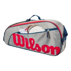 Wilson Junior Schlägertasche 3er - Grau, Rot -Sportarten Tennis 0236800000 0 2