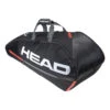 Head Tour Team 6R Schlägertasche - Schwarz, Orange -Sportarten Tennis 0241300000 000