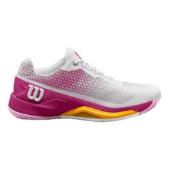 Wilson Rush Pro 4.0 Sandplatzschuh Damen - Pink, Gelb -Sportarten Tennis 02547000 0 1