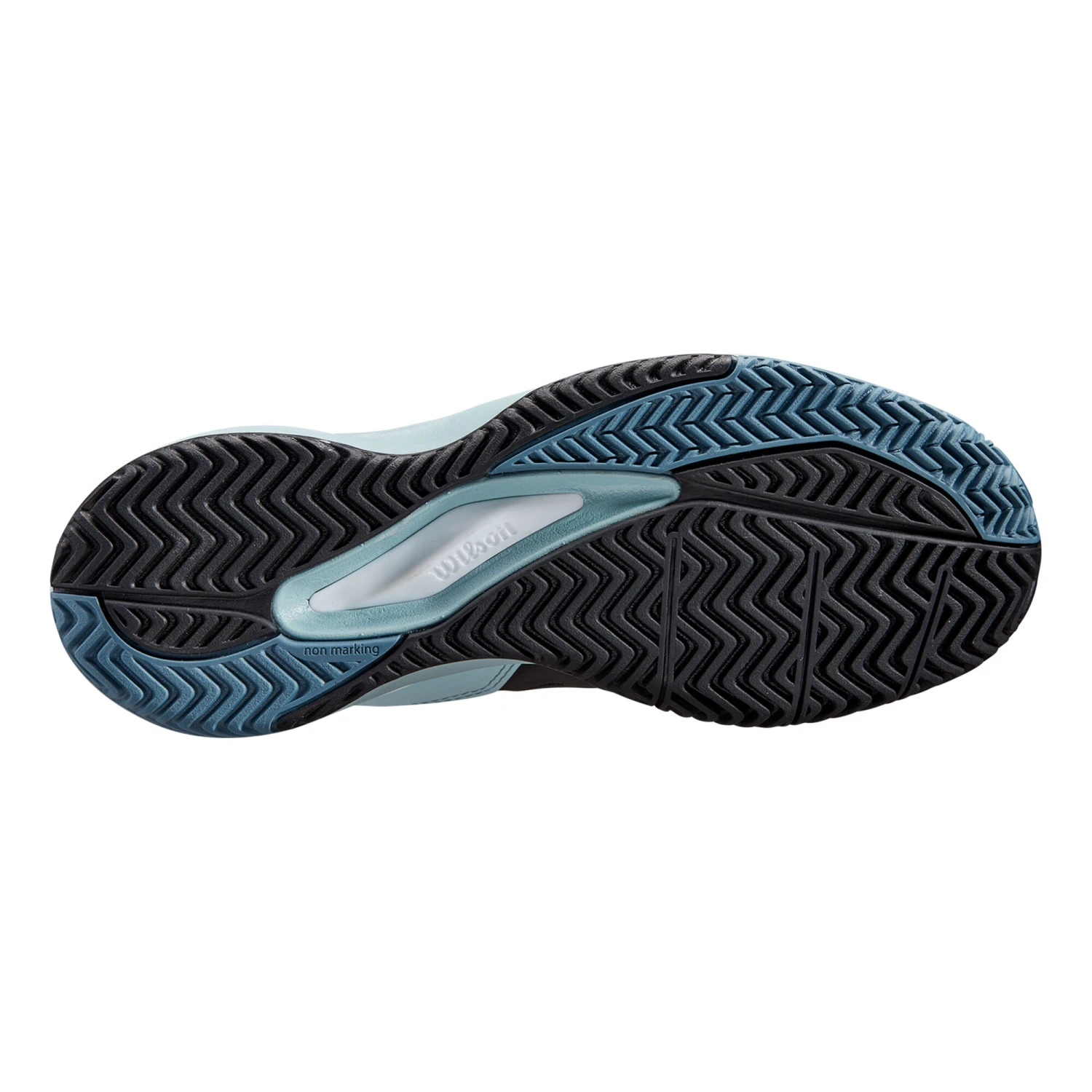 Wilson Rush Pro Ace Sandplatzschuh Damen - Schwarz, Hellblau 4 Wilson Rush Pro Ace Sandplatzschuh Damen - Schwarz, Hellblau – Bild 2
