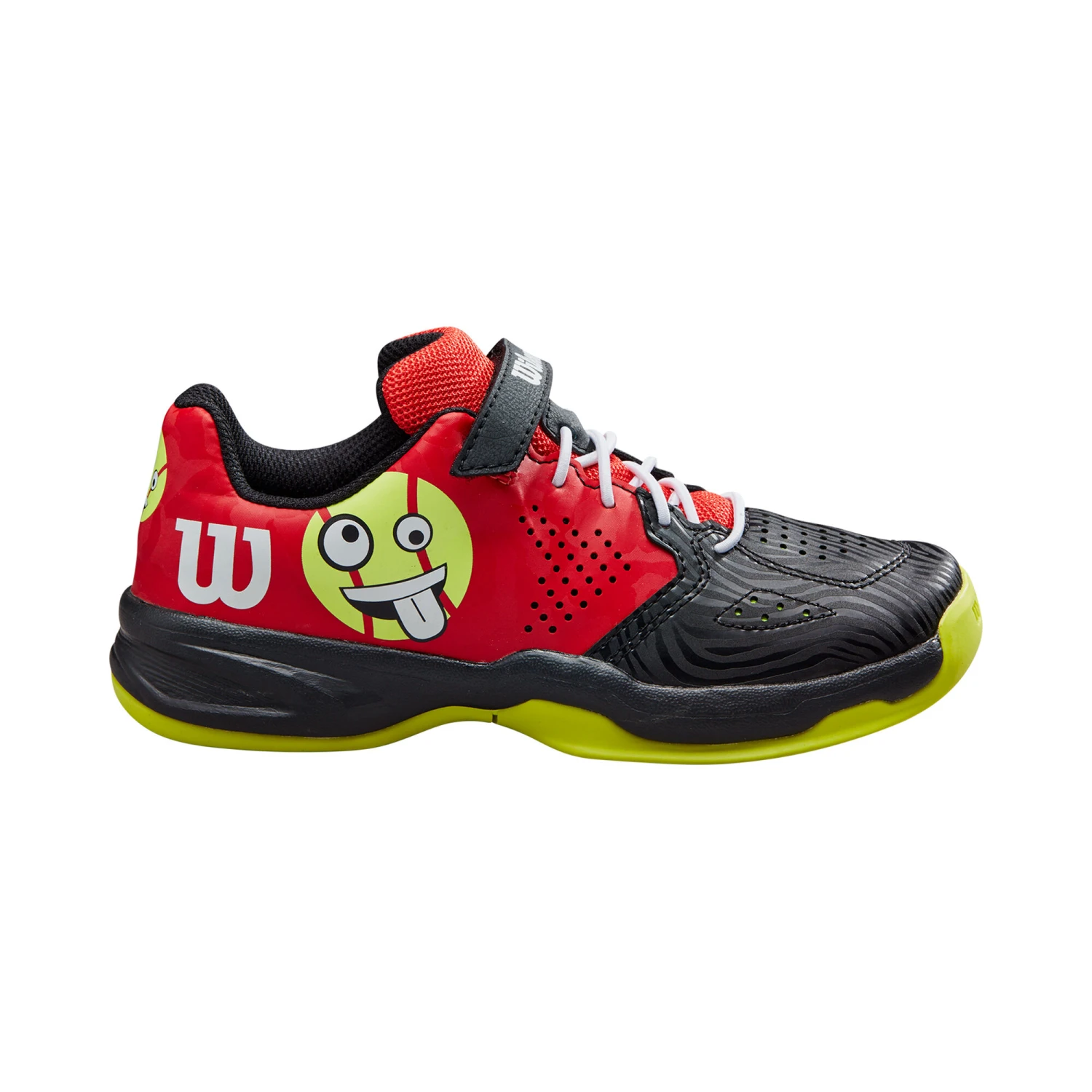 Wilson Kaos Allcourtschuh Kinder - Schwarz, Rot 3 Wilson Kaos Allcourtschuh Kinder - Schwarz, Rot