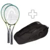 Head 2x Graphene 360+ Gravity MP (2021) Plus Schlägertasche 2 Head 2x Graphene 360+ Gravity MP (2021) Plus Schlägertasche -Sportarten Tennis 04152000 000