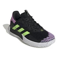 ADIDAS SoleMatch Control Allcourtschuh Herren - Schwarz, Neongrün -Sportarten Tennis 05537000 000