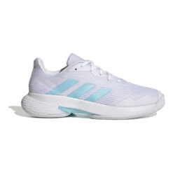 ADIDAS CourtJam Control Teppichschuh Damen - Weiß, Türkis -Sportarten Tennis 05588000 0 1