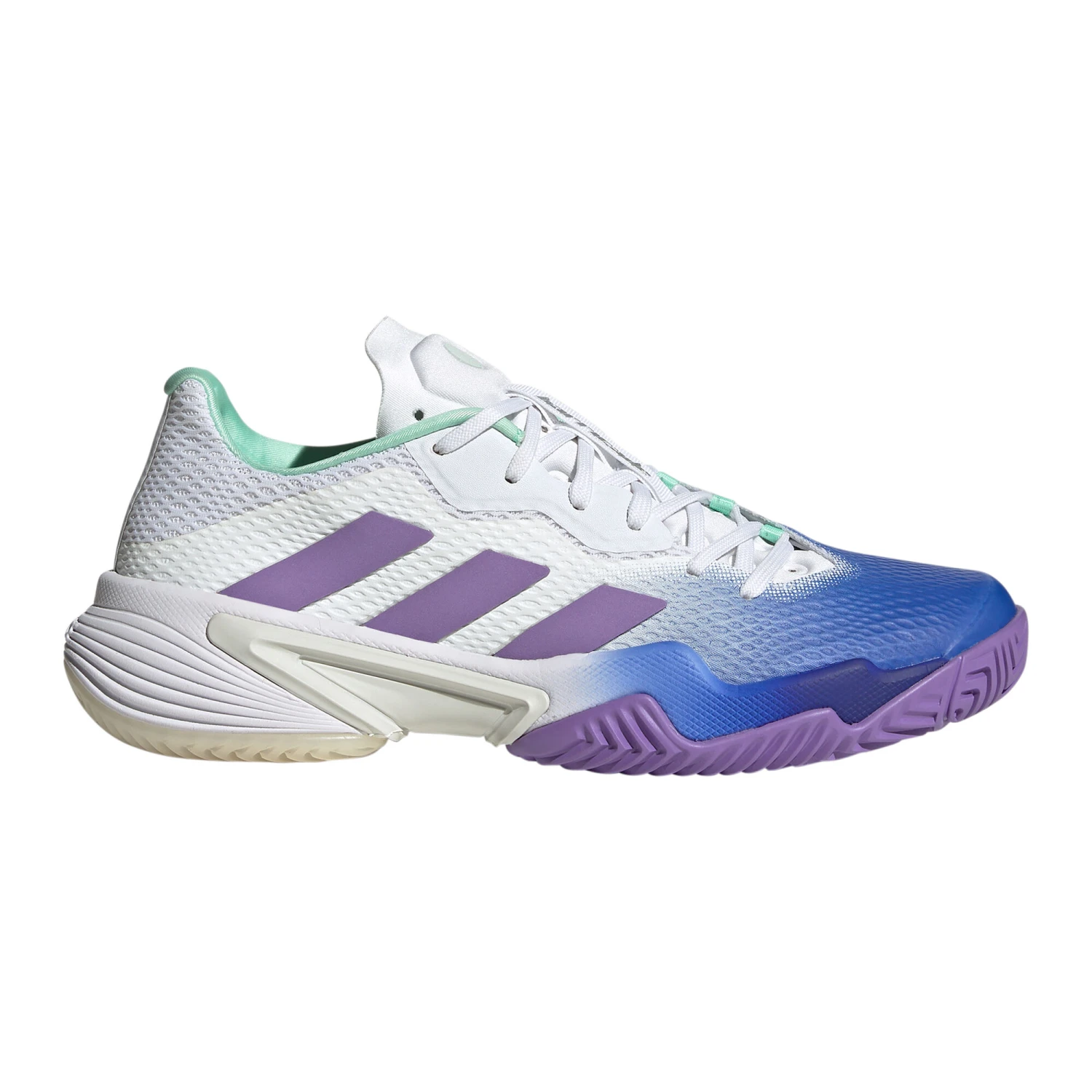 ADIDAS Barricade Allcourtschuh Damen - Weiß, Blau 7 ADIDAS Barricade Allcourtschuh Damen - Weiß, Blau – Bild 5