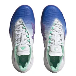 ADIDAS Barricade Allcourtschuh Damen - Weiß, Blau