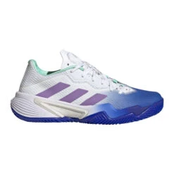 ADIDAS Barricade Sandplatzschuh Damen - Weiß, Blau -Sportarten Tennis 05600000 0 1