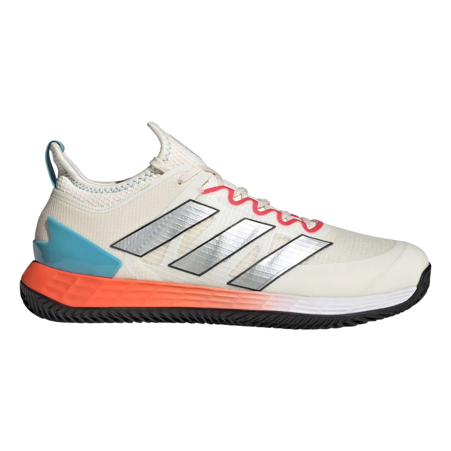 ADIDAS Adizero Ubersonic 4 Sandplatzschuh Herren - Weiß, Silber 7 ADIDAS Adizero Ubersonic 4 Sandplatzschuh Herren - Weiß, Silber – Bild 5