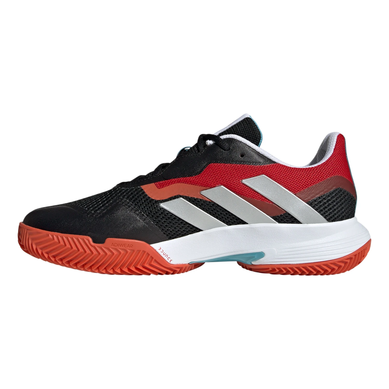 ADIDAS CourtJam Control Sandplatzschuh Herren - Schwarz, Rot 4 ADIDAS CourtJam Control Sandplatzschuh Herren - Schwarz, Rot – Bild 2