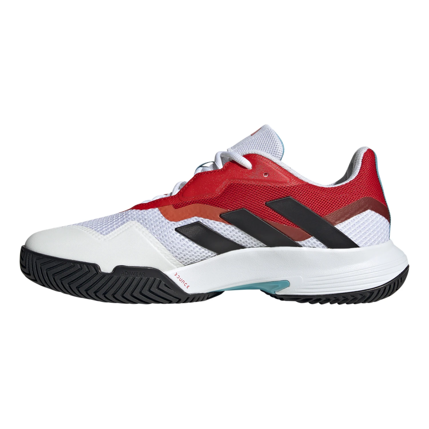 ADIDAS CourtJam Control Allcourtschuh Herren - Weiß, Rot 3 ADIDAS CourtJam Control Allcourtschuh Herren - Weiß, Rot
