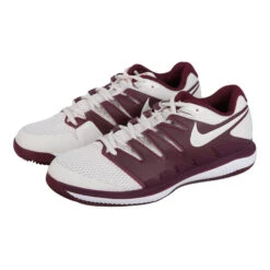 Nike Air Zoom Vapor X Allcourtschuh Damen - Dunkelrot, Creme -Sportarten Tennis 14919000 0 7