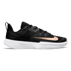 Nike Vapor Lite Sandplatzschuh Damen - Schwarz, Gold -Sportarten Tennis 16486000 0 1