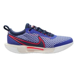 Nike Zoom Pro Allcourtschuh Herren - Blau, Orange