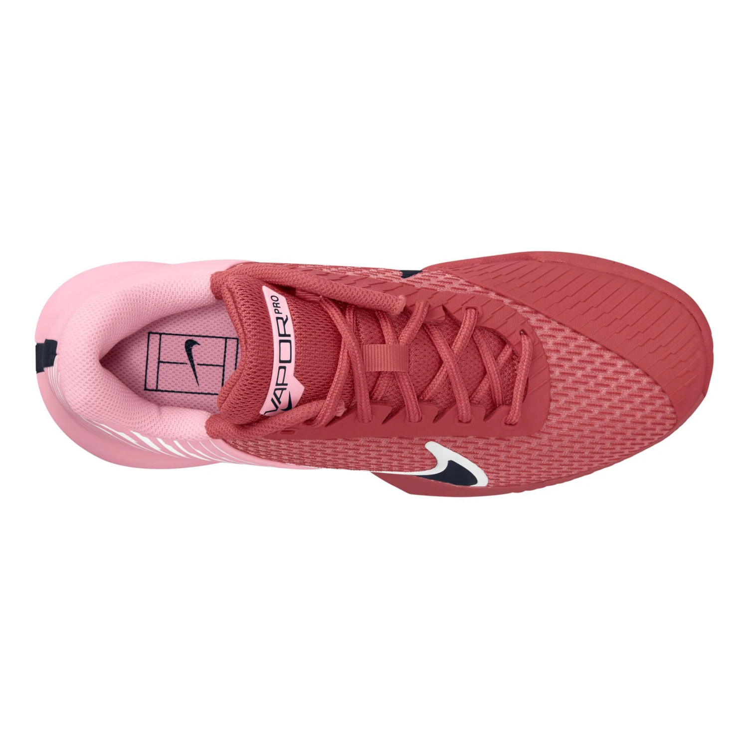 Nike Air Zoom Vapor Pro 2 Allcourtschuh Damen - Dunkelrot, Rosa 4 Nike Air Zoom Vapor Pro 2 Allcourtschuh Damen - Dunkelrot, Rosa – Bild 2