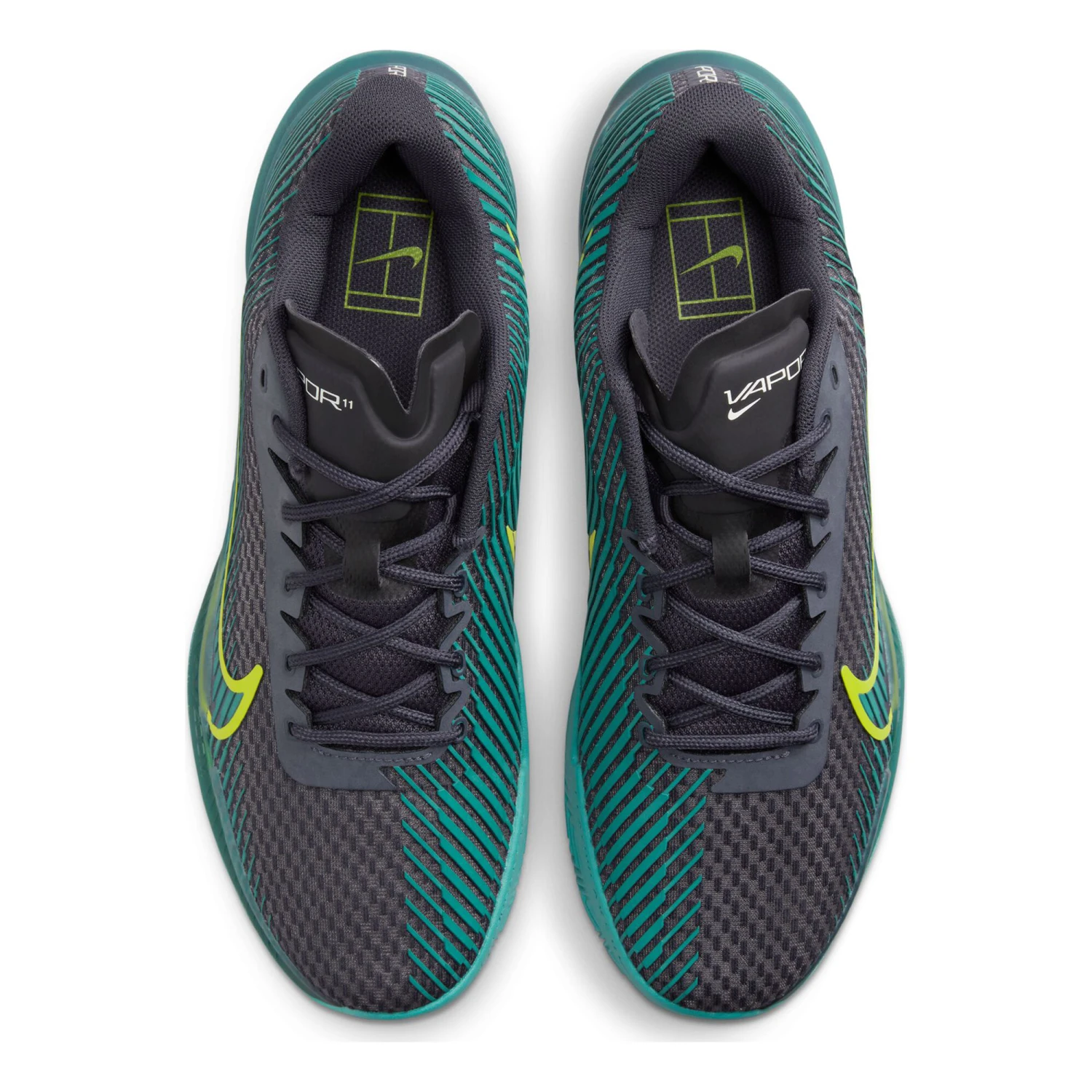 Nike Zoom Vapor 11 Sandplatzschuh Herren - Schwarz, Petrol 5 Nike Zoom Vapor 11 Sandplatzschuh Herren - Schwarz, Petrol – Bild 3