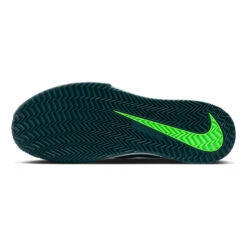 Nike Vapor Lite 2 Sandplatzschuh Herren - Dunkelgrün, Neongrün -Sportarten Tennis 17429000 0 5